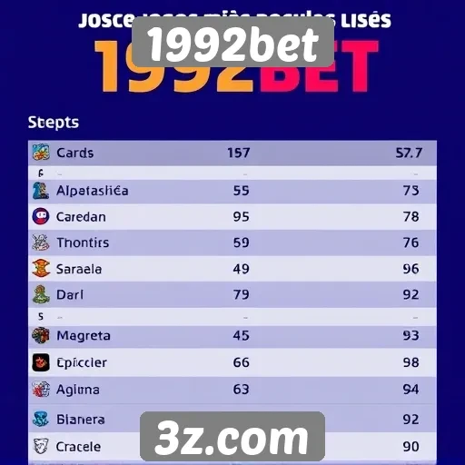 Estudo sobre os jogos mais populares na 1992bet